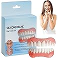 Silicone Reline Denture Set,Soft Denture Reline Kit,Dentures False Teeth Set for Adults,Denture Silicone Reline Kit for Upper and Lower Denture,Tooth Repair Kit,Comfortable Dentures for Missing Teeth