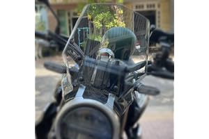 Midimttop Parabrisas Delantero de Motocicleta Touring carenado Parabrisas Cubierta deflectora de Viento Apto Replacement for CB125R CB300R CB 125R CB 300R 2020 2021 2022 2023 (Humo Claro)