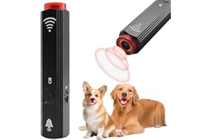 GreeHse Anti Barking Device, Ultrasonic Dog Barking Deterrent Devices, Rechargeable Dog Barking Control Device, Pet Training Device, Stop Barking & Repeller for Most Dogs Indoor Outdoor (ZQG002)