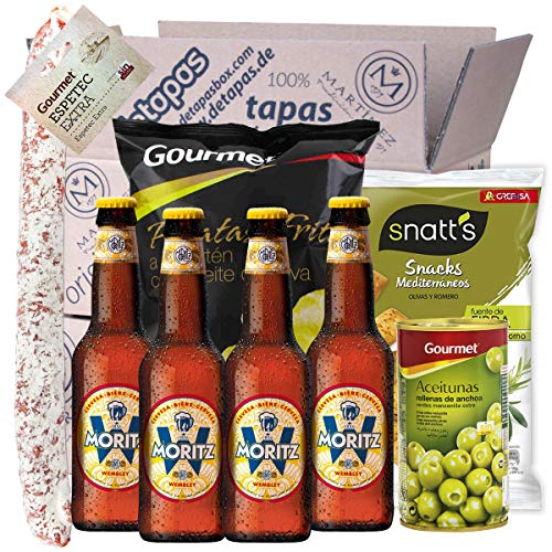 Preisvergleich Produktbild Geschenkbox Fussball Tapas Moritz 20 cl