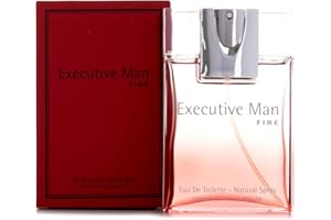 Executive Man Fire By Laurelle London Perfume For Men (100 ml) Durable & Intense Mens Fragrances - Fragrance For Men Gift
