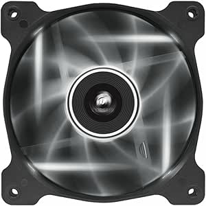 Corsair Air Series AF120-LED 120mm Quiet Edition High Airflow LED Fan - White (Single Pack)