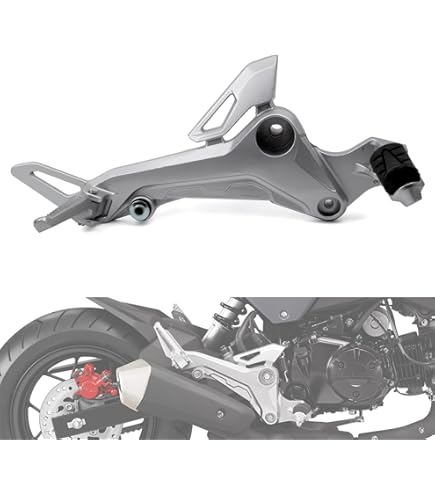 Mokuo Motorcycle Front Footpegs Replacement Set - Fits Honda CBR1100, CB1100, VFR800, CB750, CBR600, VTR250 & More - View #10