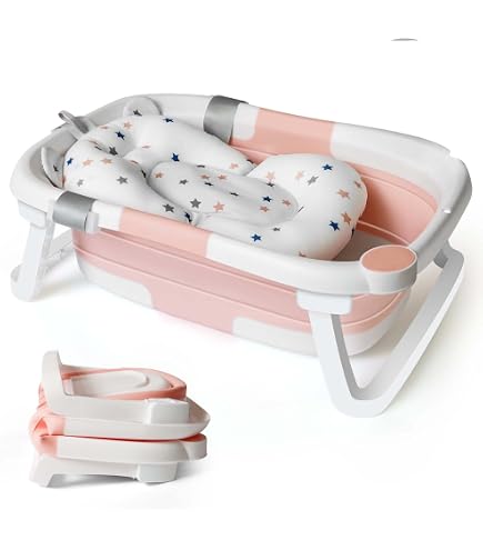 WALDIN Berceau Landau Bébé Complet - 24 Modèles Disponibles | Cadre Marron & Tissu Blanc | Sécurité Certifiée