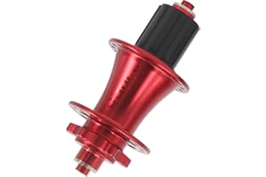 rningo MTB Bike Rear Hubs, 32/36 Holes 6 Claws 8-12 Speed Lightweight Disc Brake Hubs HG，Give QR Skewer and Side Cap Support Thru Axle M12*142mm Convert to Quick Release M10*135mm