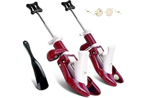 Masvan Shoe Stretcher for Men Women Thick Wide Feet, 6-Way Shoe Tree Expander Adjustable Length Width & Height, Sneakers Widener Spin Loosen Toe Box Heel High Instep