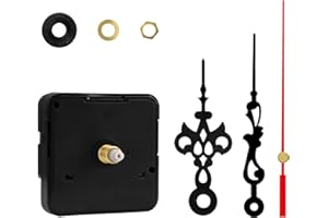 Buysow Movimento dell'Orologio, Movimento Orologio di Quarzo con Lancette Nere