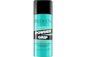 Redken, Polvo Densificador y Voluminizador, Acabado Ultra mate, Ideal para Moños, Para Todo Tipo de Cabello, Powder Grip, 7 g