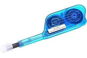 Candeon Glasfaser Reinigungsstift, One-Click Glasfaser Reiniger für MPO/MTP Stecker, Fiber Optic Cleaner LWL Reinigungsstift Verbindungs Reinigungswerkzeug, Reinigt über zu 600 Mal
