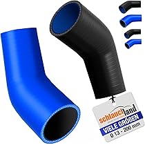 Silikon Reduzierbogen 45° Grad - Hochtemperatur Schlauch Für Kfz & Industrie