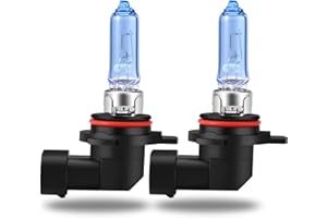 Briteye Bombillas HIR2 9012 Halógenas 4300K Luz Blanca Amarillenta 12V 55W Faros de Coche (2 piezas)