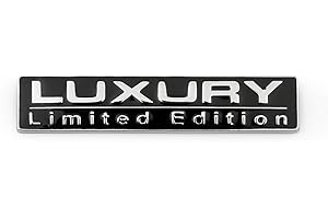 BRUCE & SHARK Pegatina de Aluminio 3D para Coche, edición Limitada, Emblema