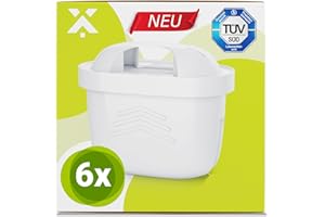 MILUX [6er Set] Wasserfilter für Brita – ersetzt BRITA MAXTRA+ - ersetzt Brita Filterkartuschen Maxtra plus & Brita Maxtra Plus für Extra Kalkschutz – Water Filter Cartridges zur Reduzierung von Kalk