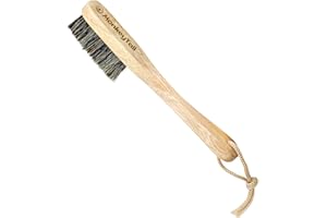 MonkeyTail Spazzola per Arrampicata in Legno, Spazzola per Massi per la Pulizia di appigli per l'arrampicata, Rocce e Fori per Una Presa sicura