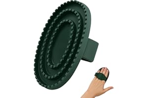 NTYUO Horse Grooming Brushes, Curry Comb, Magic Brush Horse, Horses Hair Brush, Hair Remover Comb for Shedding Grooming Horses, Large Spraying Scrubbing Massaging Combs(Black Color)