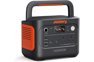 Jackery Explorer 1000 v2 Portable Power Station(2024 New),1070Wh LiFePO4 Battery,1500W AC/100W USB-C Output, 1 Hr Fast Charge, Solar Generator for Outdoor Camping,Off-grid Living,RV,Emergency