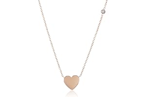 Fossil Collar Para Mujer Vintage Iconic, Longitud Total: 45.7 Cm + 5.1 Cm Extensión Cadena Collar De Acero Inoxidable Dorado, JF03080710