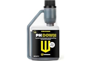 UP NUTRIENTS Bajador de PH 250 ml PH Down de Extracto Cítrico Plantas y Cultivos - Minorador pH con Dosificador 100% Natural - Reductor pH No Corrosivo, No Tóxico - Apto Agricultura Ecológica