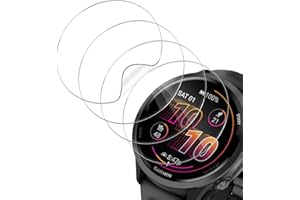 TUTUO for Garmin Forerunner 970/570 47mm Screen Protector, [6 Pack] Flexible HD TPU Clear Protective with Easy Installation Tool, [Anti-Scratch] [Bubble-Free] [Fingerprint Support] Soft Film