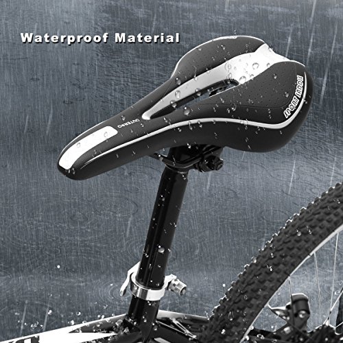 OUTERDO Fahrradsattel MTB Fahrradsitz Gel Mountainbike Sattel City Tourensattel Trekking Rennrad Sattel - 7