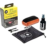 #1 Record Cleaner Kit - Complete 4-in-1 Vinyl Cleaning Solution, Includes Velvet Record Brush, XL Cleaning Liquid, Stylus Bru