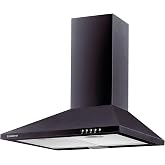 Corber&oacute; &ndash; Cooker Hood Pyramid 60 cm | TEIDE636N |375.4 m3/h | 57db | 36.5 W | 3 Speeds | Push Button Control |2 Aluminium Fil