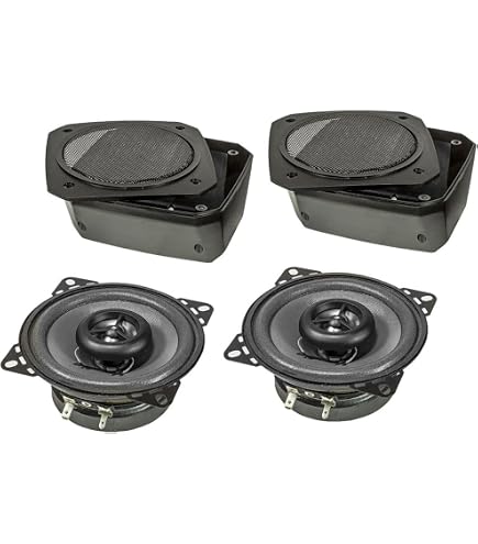 Casse Acustiche Pyle PLTWVS Ultra Slim, 6 Tweeter, 50W RMS, Per Auto, Moto O Casa - Suono Nitido