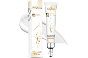 Bellifluous Contorno Occhi, Crema Contorno Occh Antirughe Idratante, Riduce Borse e Occhiaie Uomo Donna, Siero Caffeina, Antirughe e Antietà Eye Cream per Tutti i Tipi di Pelle ed età 15g