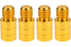 eMagTech Lot de 4 connecteurs de poignée d'épuisette pour canne à pêche convertie en épuisette de pêche