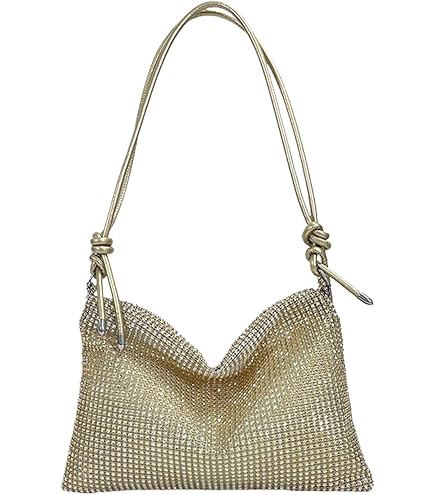 Amazon Damen Handtasche Glitzer Silberne Handtasche Damen Damen
