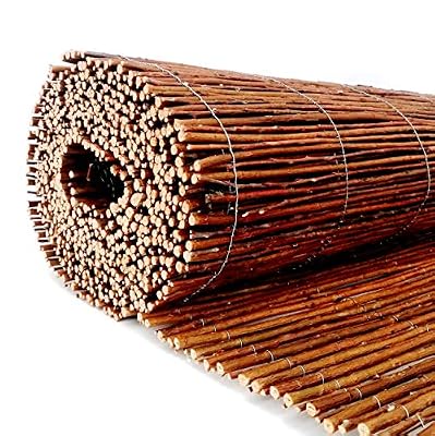 BOGATECO Canisse en Osier Brise-Vue | 120 x 300 cm | Clôture pour Jardin, Balcon et terrasse | Protection Contre Le Vent et Le Soleil | Provenance de l'UE