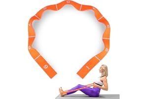 MOCOBO Elastyczne opaski oporowe, elastyczne opaski fitness i joga Stretching Band Ceinture elastyczny pasek