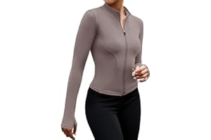 EFFAN Top Damen Sport Tshirt Oberteil Gym Yoga Sportshirt Langarm Laufshirt Fitness Atmungsaktiv Workout Activewear mit Daumenloch