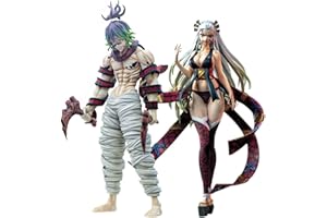 Jilijia Anime Kochou Shinobu Uzui Tengen Figure Daki/Gyutaro Model Statue Doll Collection Figurine Standing Position Anime Figures