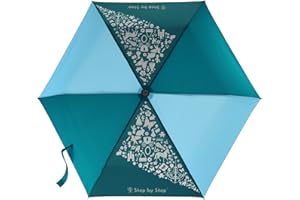 Step by Step Regenschirm, Magic Rain Effect, Doppler für Kinder, inkl. Farbwechsel, Tasche und Handschlaufe, für die 1. bis 4. Klasse