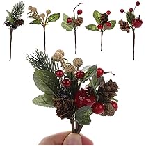 Kerstkrans, dennentakken, eucalyptus, coniferen, bessen