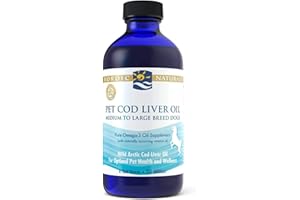 Nordic Naturals WILD ARTIC COD LIVER OIL Omega 3 Fatty Acid For Dogs + Cats 8 oz