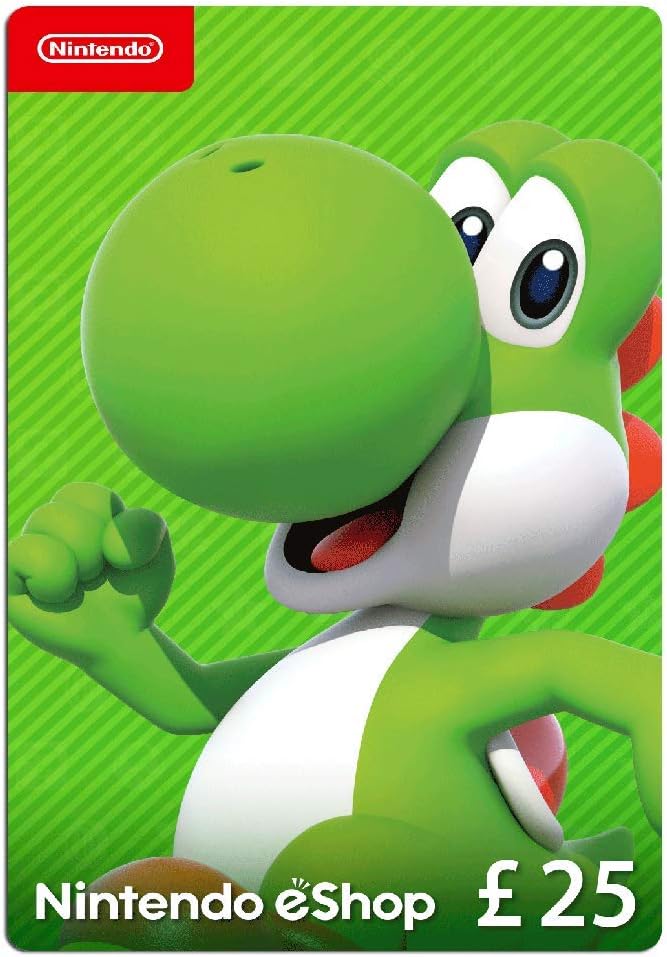 Nintendo eShop Card | 25 GBP voucher | Download Code | UK only | Switch