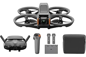DJI Avata 2 Fly More Combo (3 Akkus), FPV-Drohne mit 4K-Kamera, 69 Minuten max. Flugzeit, Akrobatik auf Tastendruck, Kameradrohne mit Goggles 3 und RC Motion 3, mit Propellerschutz