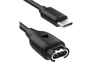 Yaekea USB C-laddningskabel kompatibel med Garmin Watch laddare för Garmin Forerunner 55 165 265 970 255, Vivoactive 5 6, Ven