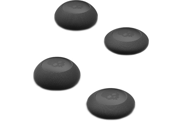Skull & Co. Convex Thumb Grip Caps Joystick Cap Analog Stick Cover Thumbstick Grip Cover for Xbox (XSX/XB1) Controller - Black, 2 Pairs (4pcs)