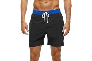 ARCWEG Bañador Hombre 2 en 1 Bañador de Secado Rápido con Forro de Malla y Cordón de Ajuste para Playa Bañador Casual Impermeable para Piscina Verano