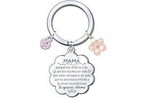 YJYJZX Regalos Mamá Llavero Regalo Mamá Madre Llavero regalo personalizado y divertido Regalos para Mamá Madre Pulsera para Mamá Regalos Mujer Regalo para mi mamá de Navidad,Regalos cumpleaños