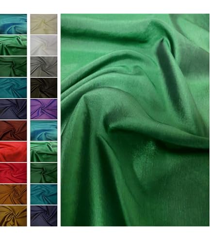 StoffBook Roter Taftstoff - Universell, Schimmernd, 150 Cm Breit, 50% Polyester/50% Nylon, Meterware