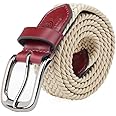 Bacca Bucci Men's Premium Elastic Braided Stretch Belt—Perfect for Golf, Casual, and Everyday Wear