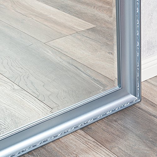 SPIEGEL Copia 180x70cm WANDSPIEGEL BAROCK ANTIK-SILBER HOLZRAHMEN UND FACETTE - 4