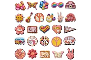 ZOOMPIL Rosa Schuhschmuck, Strandschuh-Zubehör, PVC Anstecker für Schuhe DIY Schuhzubehör Schuhschmuck Geburtstagsgeschenke für Kinder, Jungen, Mädchen