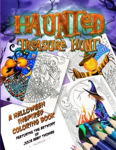 Haunted Treasure Hunt: A Halloween Inspired Coloring Book: Volume 1 (Color Quest Series)
