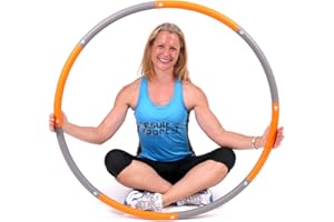 ResultSport UK - The Original Weighted Hula Hoop Foam Padded Fitness Exercise Hoop 100cm extra wide