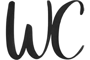 Logbuch-Verlag Placa para puerta de inodoro, de madera, color negro, 18 cm, con texto en 3D, para hombre y mujer, autoadhesivo